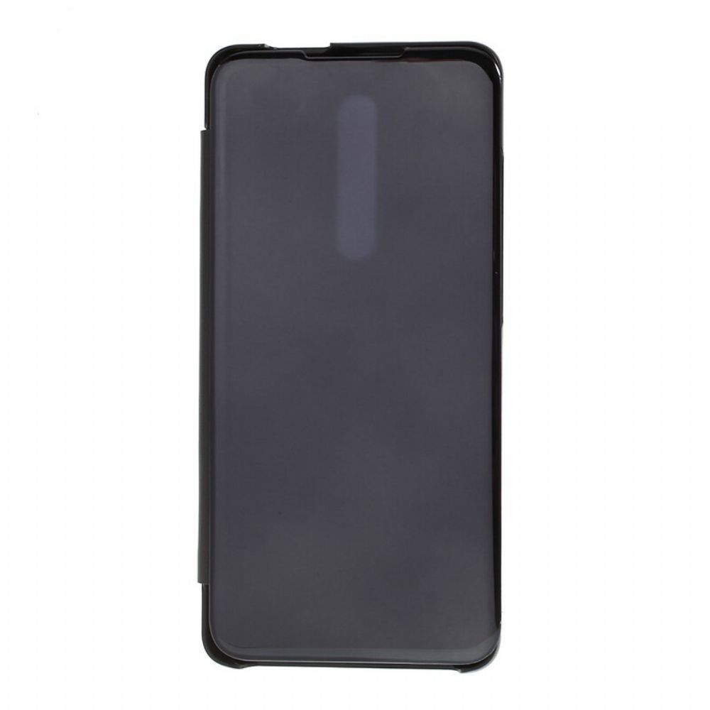 Bescherming Hoesje voor Xiaomi Mi 9T / Mi 9T Pro Folio-hoesje Spiegel En Leereffect