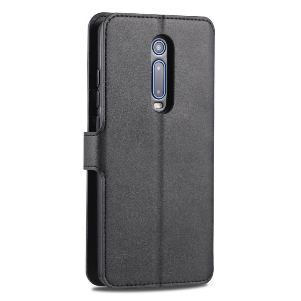 Flip Case voor Xiaomi Mi 9T / Mi 9T Pro Azns Ledereffect