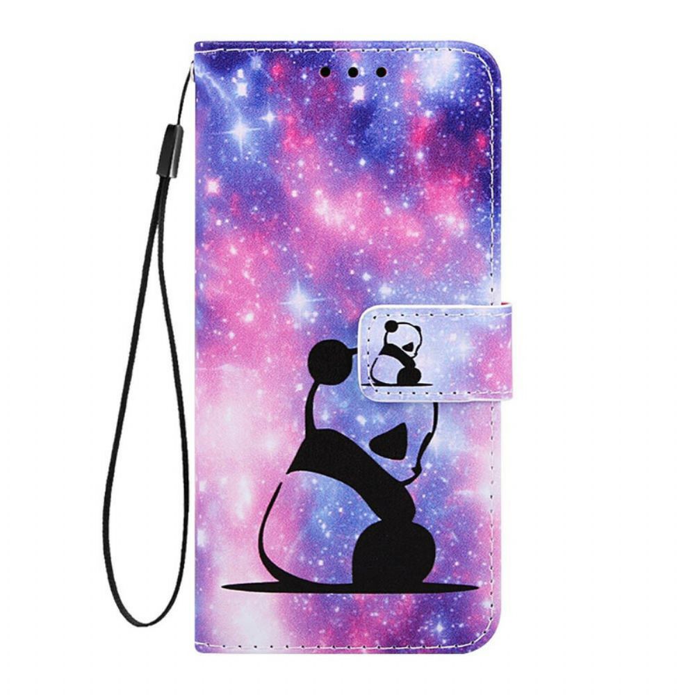 Flip Case voor Xiaomi Mi 9T / Mi 9T Pro Panda Galaxy