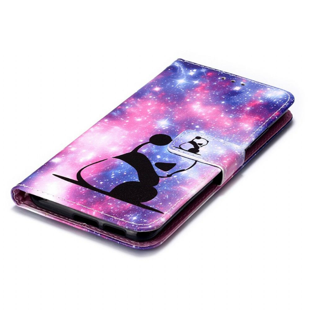 Flip Case voor Xiaomi Mi 9T / Mi 9T Pro Panda Galaxy