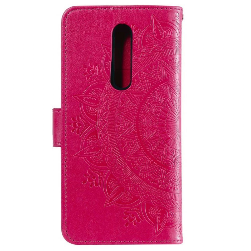 Folio-hoesje voor Xiaomi Mi 9T / Mi 9T Pro Zon Mandala