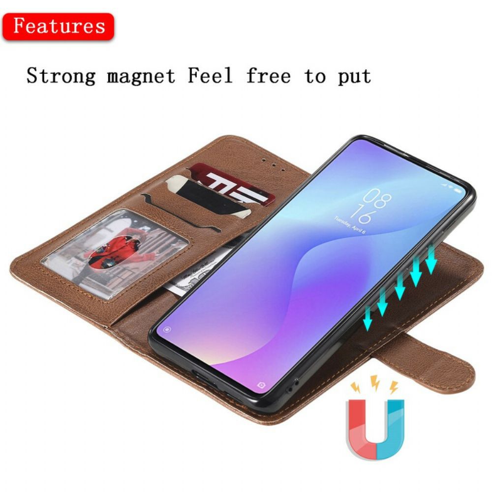 Hoesje Flip Case voor Xiaomi Mi 9T / Mi 9T Pro Met Ketting Afneembare Riem