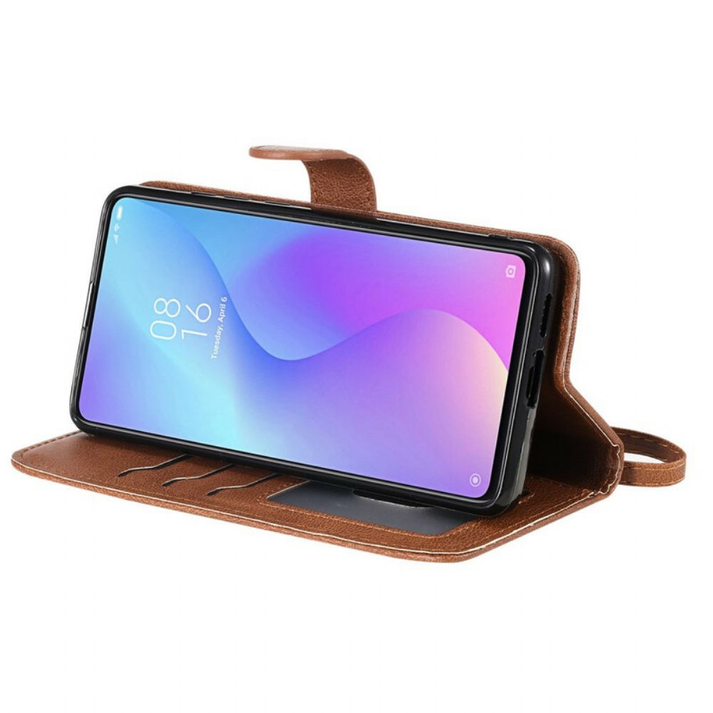 Hoesje Flip Case voor Xiaomi Mi 9T / Mi 9T Pro Met Ketting Afneembare Riem