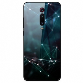 Hoesje voor Xiaomi Mi 9T / Mi 9T Pro Abstracte Kleuren Gehard Glas