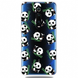 Hoesje voor Xiaomi Mi 9T / Mi 9T Pro Kleine Panda's