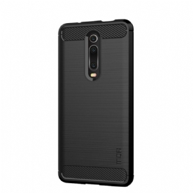 Hoesje voor Xiaomi Mi 9T / Mi 9T Pro Mofi Geborstelde Koolstofvezel