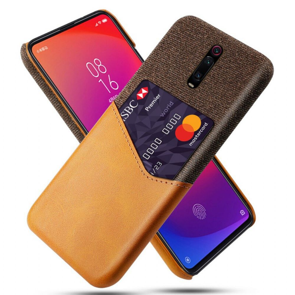 Telefoonhoesje voor Xiaomi Mi 9T / Mi 9T Pro Ksq-kaarthouder