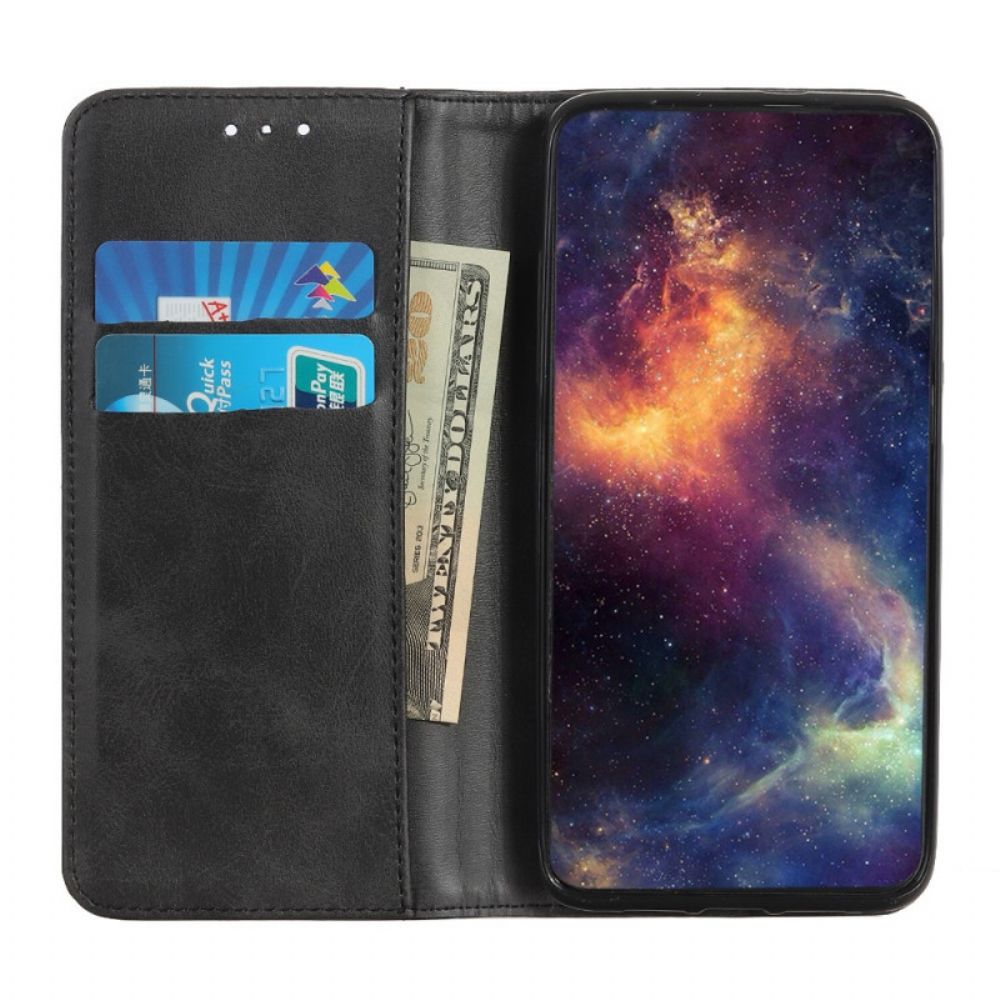 Bescherming Hoesje voor Samsung Galaxy A03s Folio-hoesje Elegantie Splitleer