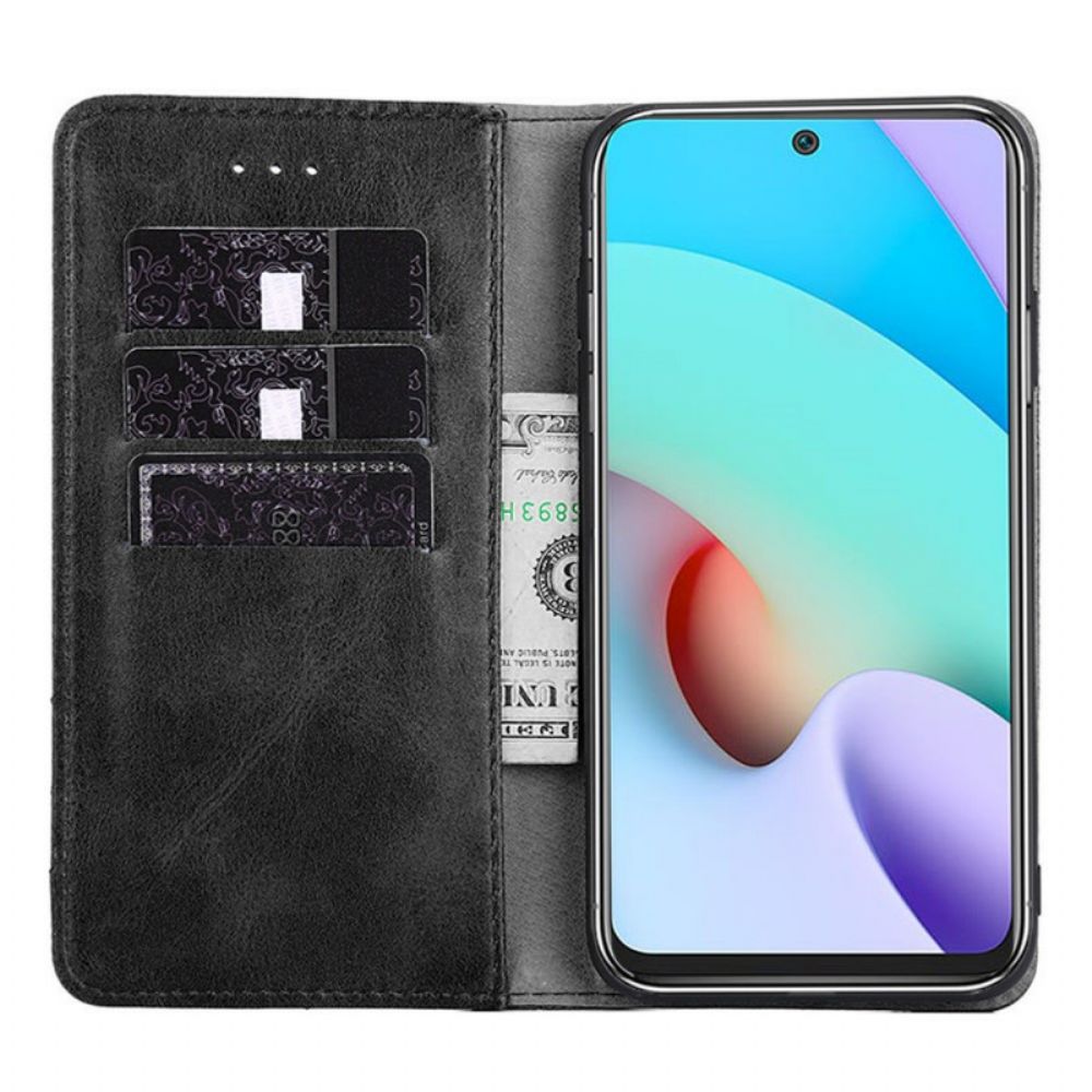 Bescherming Hoesje voor Samsung Galaxy A03s Folio-hoesje Rivet Lederen Stijl