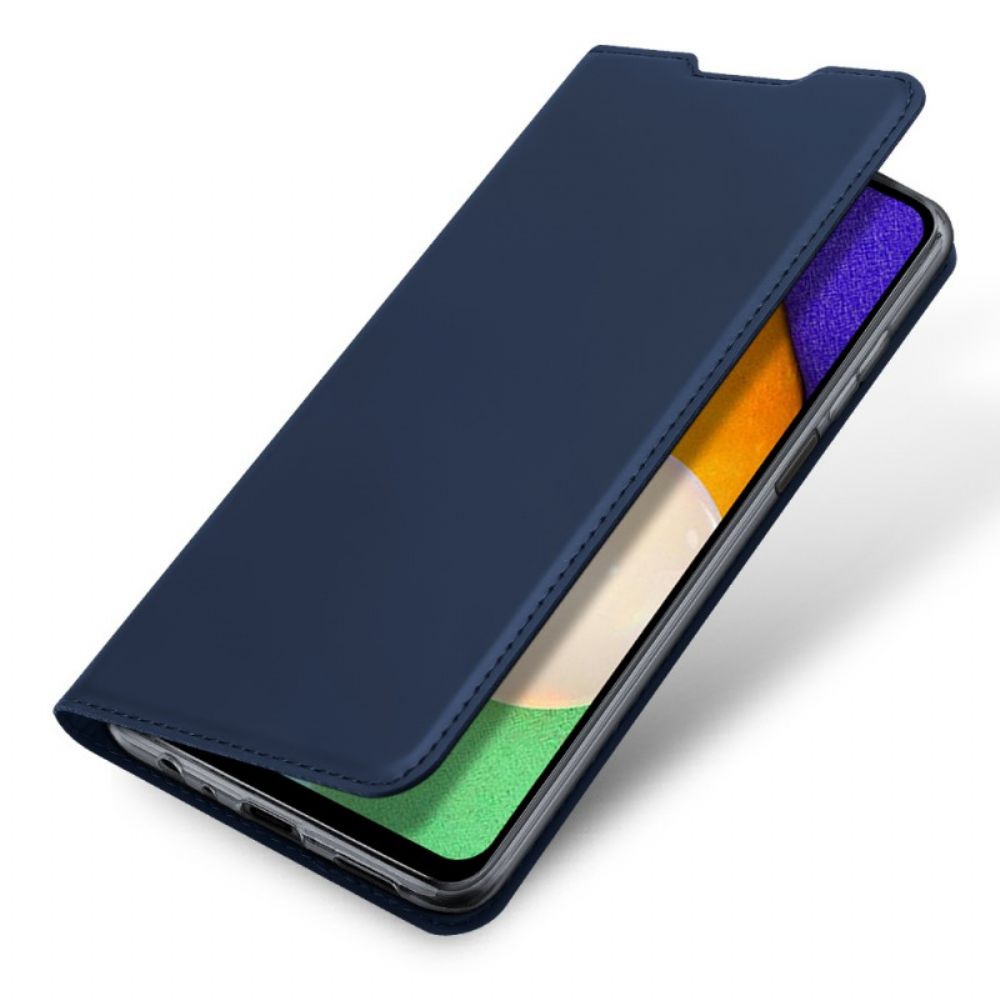 Bescherming Hoesje voor Samsung Galaxy A03s Folio-hoesje Skin Pro Dux Ducis