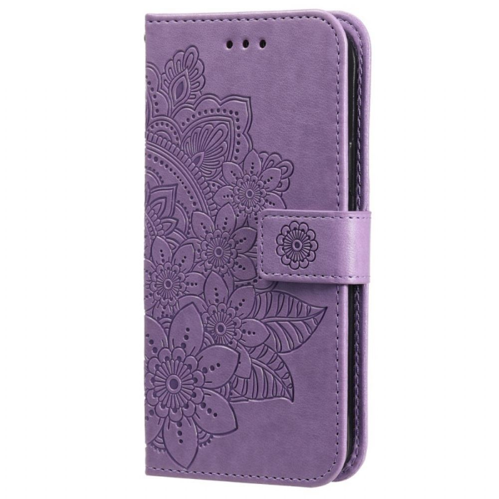 Flip Case voor Samsung Galaxy A03s Bloemenmandala