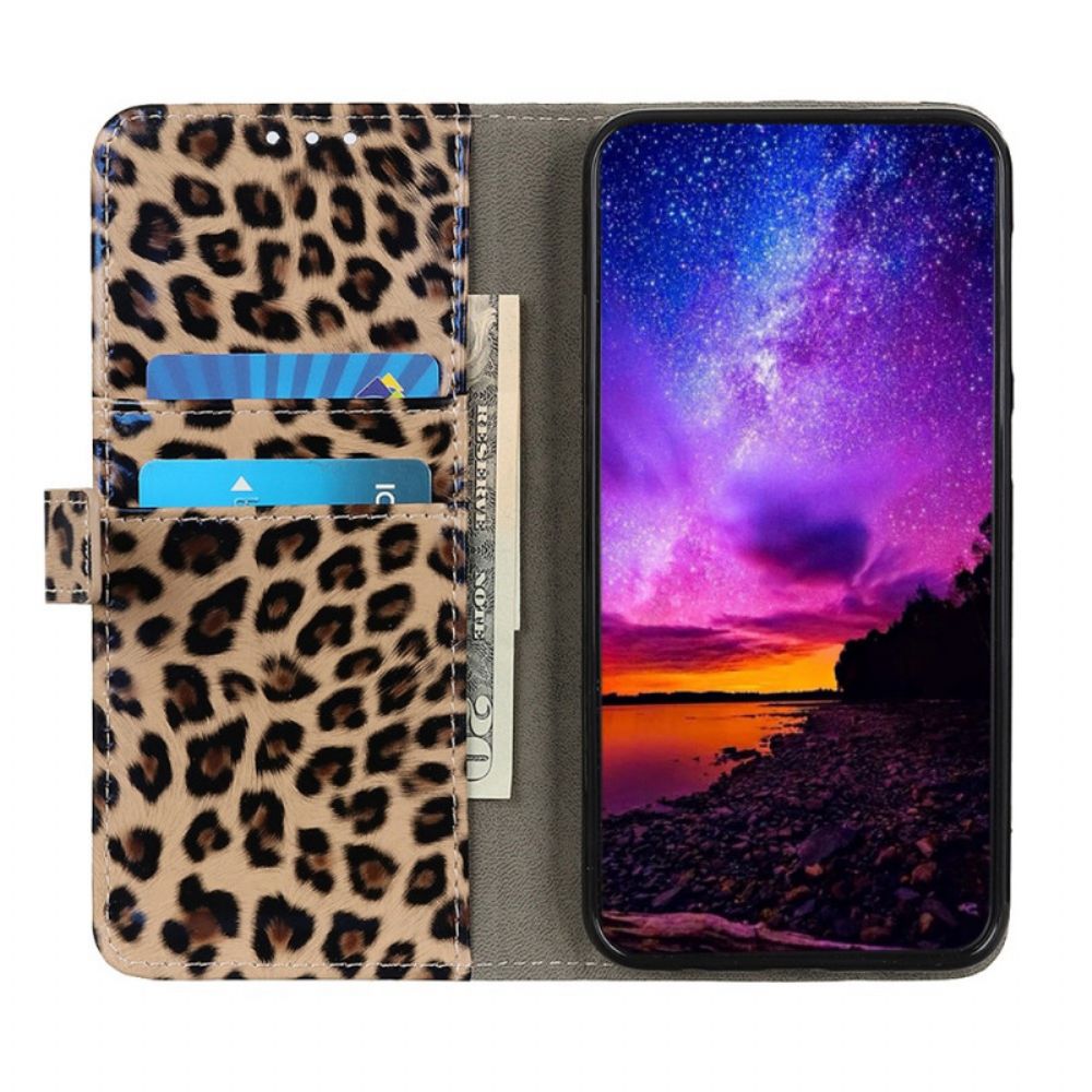 Folio-hoesje voor Samsung Galaxy A03s Luipaard