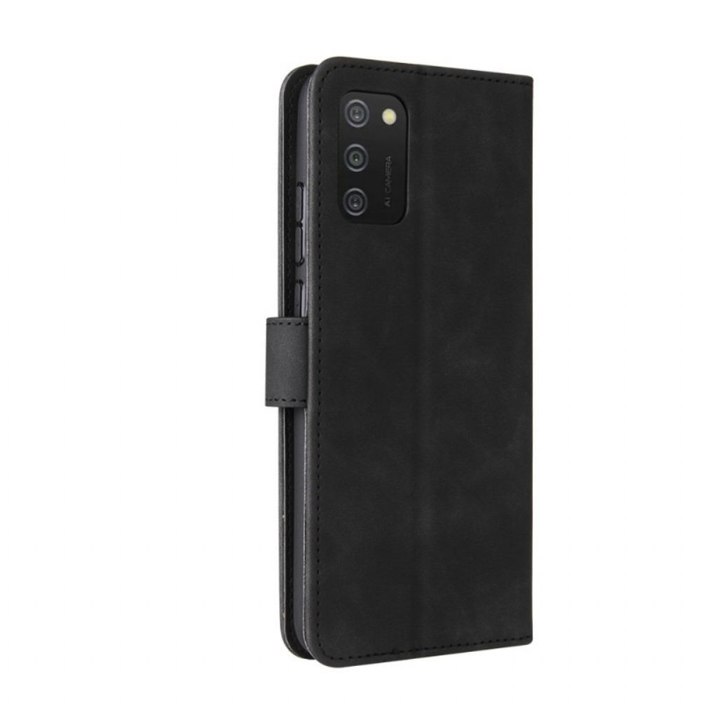 Folio-hoesje voor Samsung Galaxy A03s Skin-touch