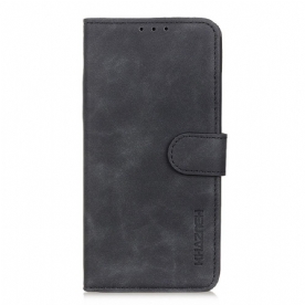 Folio-hoesje voor Samsung Galaxy A03s Vintage Khazneh Leereffect