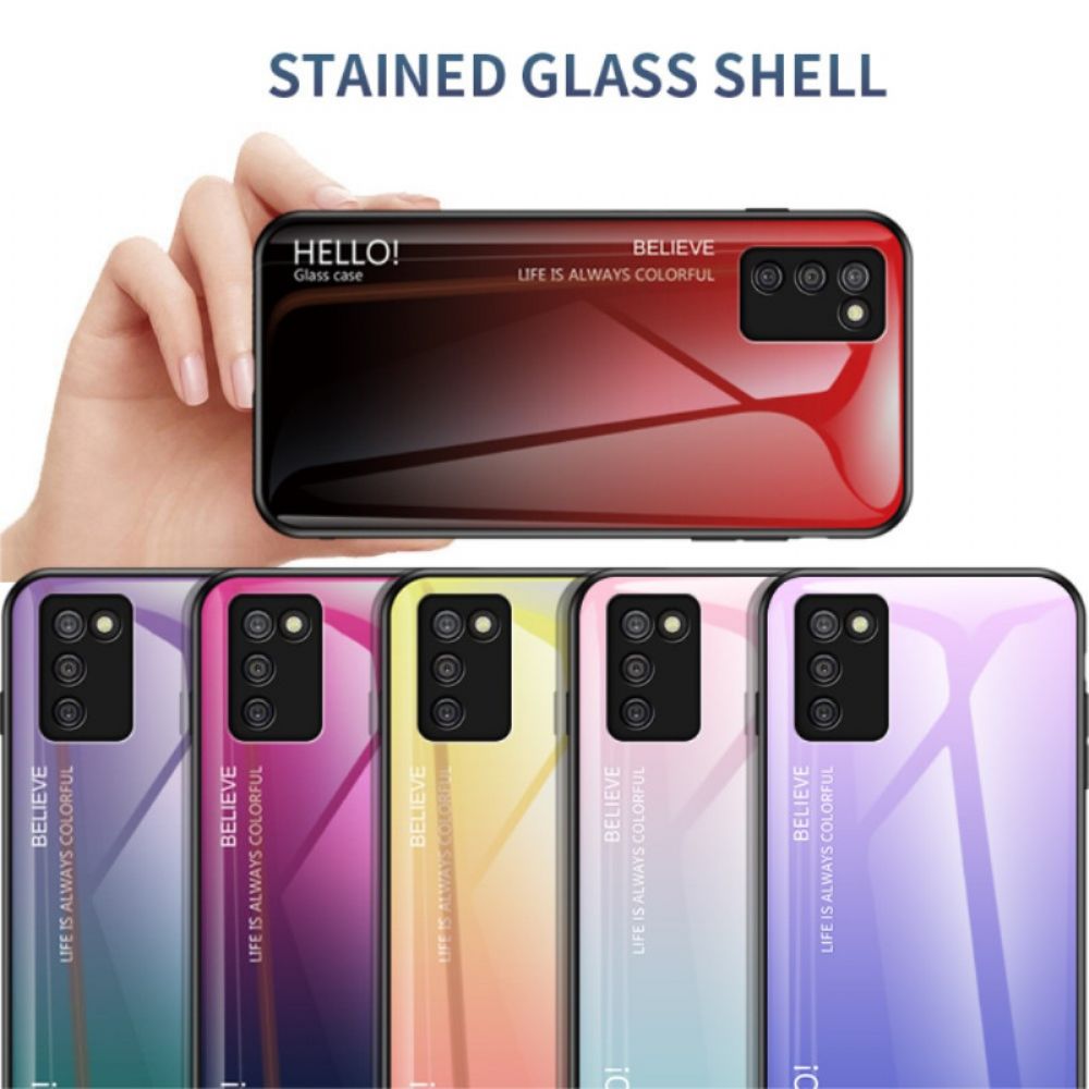 Hoesje voor Samsung Galaxy A03s Hallo Gehard Glas