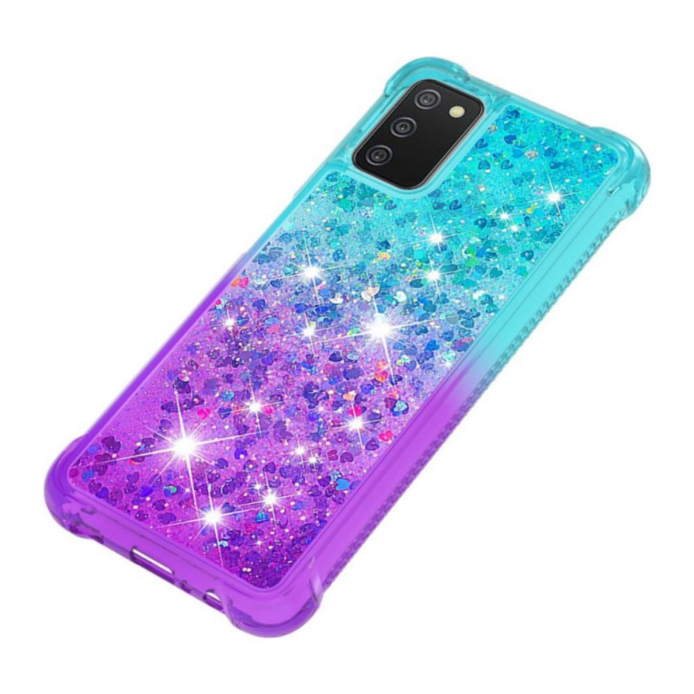 Telefoonhoesje voor Samsung Galaxy A03s Pailletten Kleuren