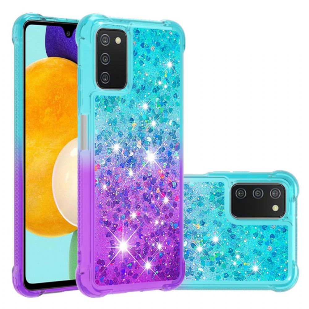 Telefoonhoesje voor Samsung Galaxy A03s Pailletten Kleuren