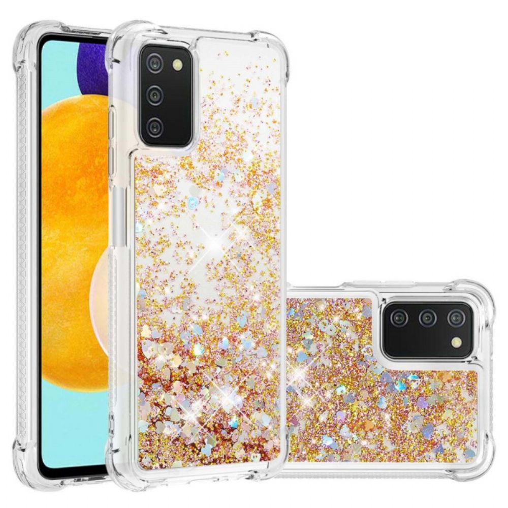 Telefoonhoesje voor Samsung Galaxy A03s Wil Je Glitter