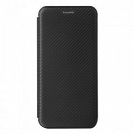 Bescherming Hoesje voor Samsung Galaxy A22 4G Folio-hoesje Koolstofvezel