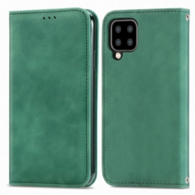 Bescherming Hoesje voor Samsung Galaxy A22 4G Folio-hoesje Vintage Kunstleer