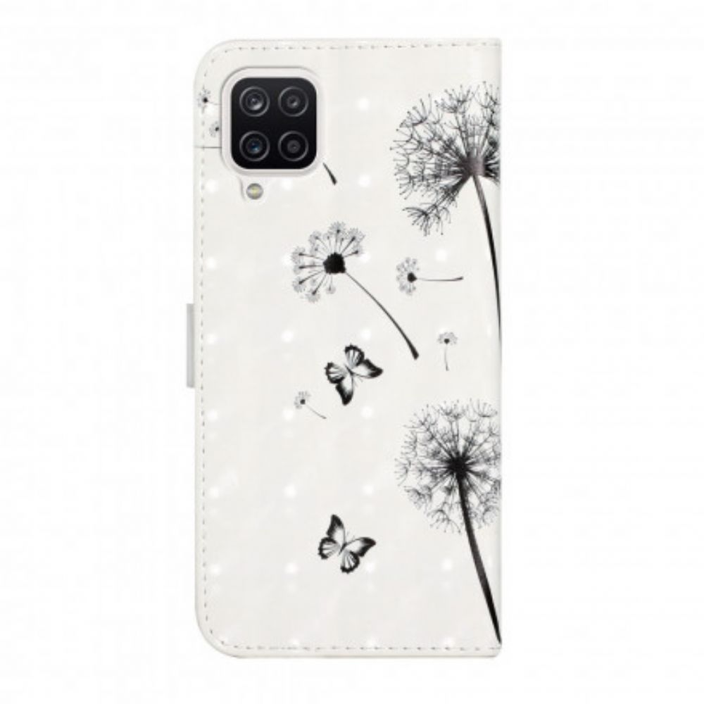 Flip Case voor Samsung Galaxy A22 4G Baby Liefde Paardebloem