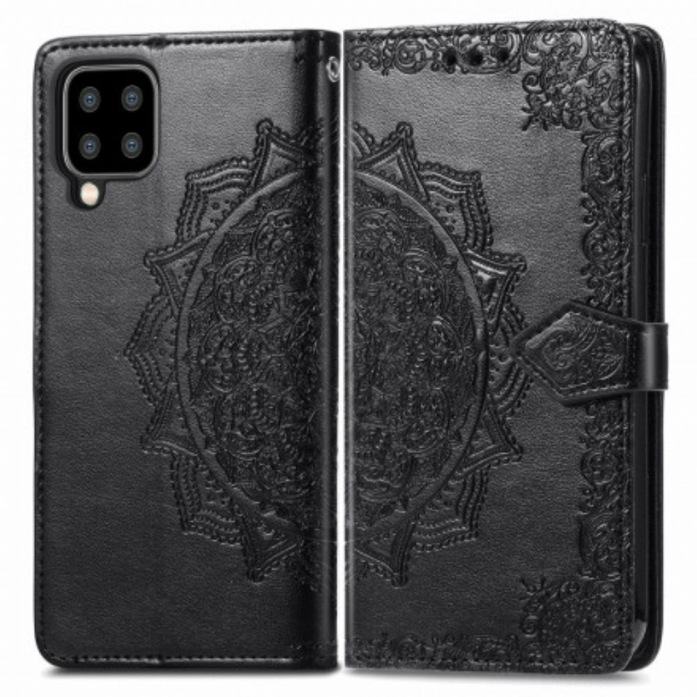 Flip Case voor Samsung Galaxy A22 4G Mandala Van Middelbare Leeftijd