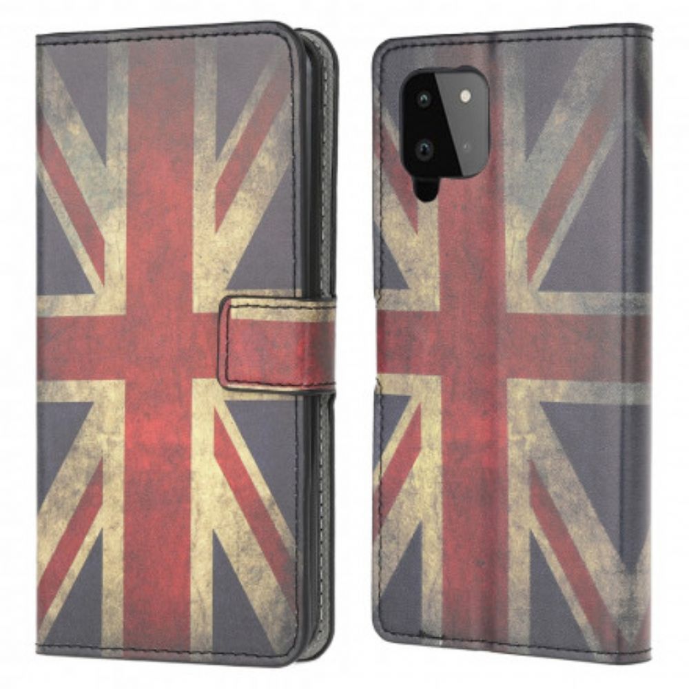 Folio-hoesje voor Samsung Galaxy A22 4G Engeland Vlag