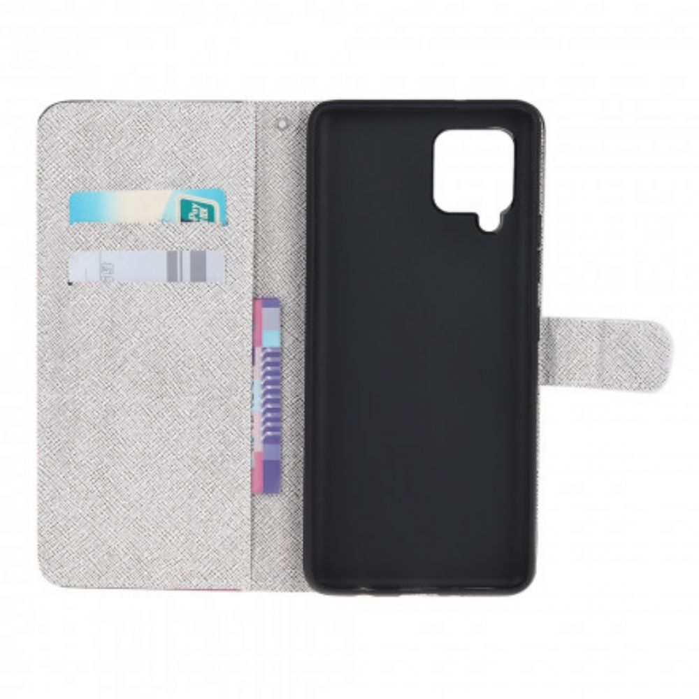 Folio-hoesje voor Samsung Galaxy A22 4G Met Ketting Thong Veer