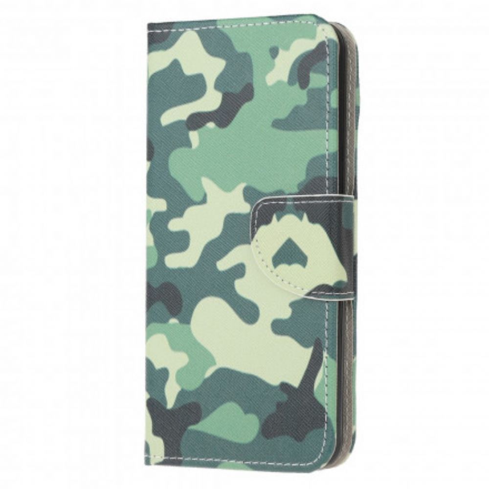 Folio-hoesje voor Samsung Galaxy A22 4G Militaire Camouflage