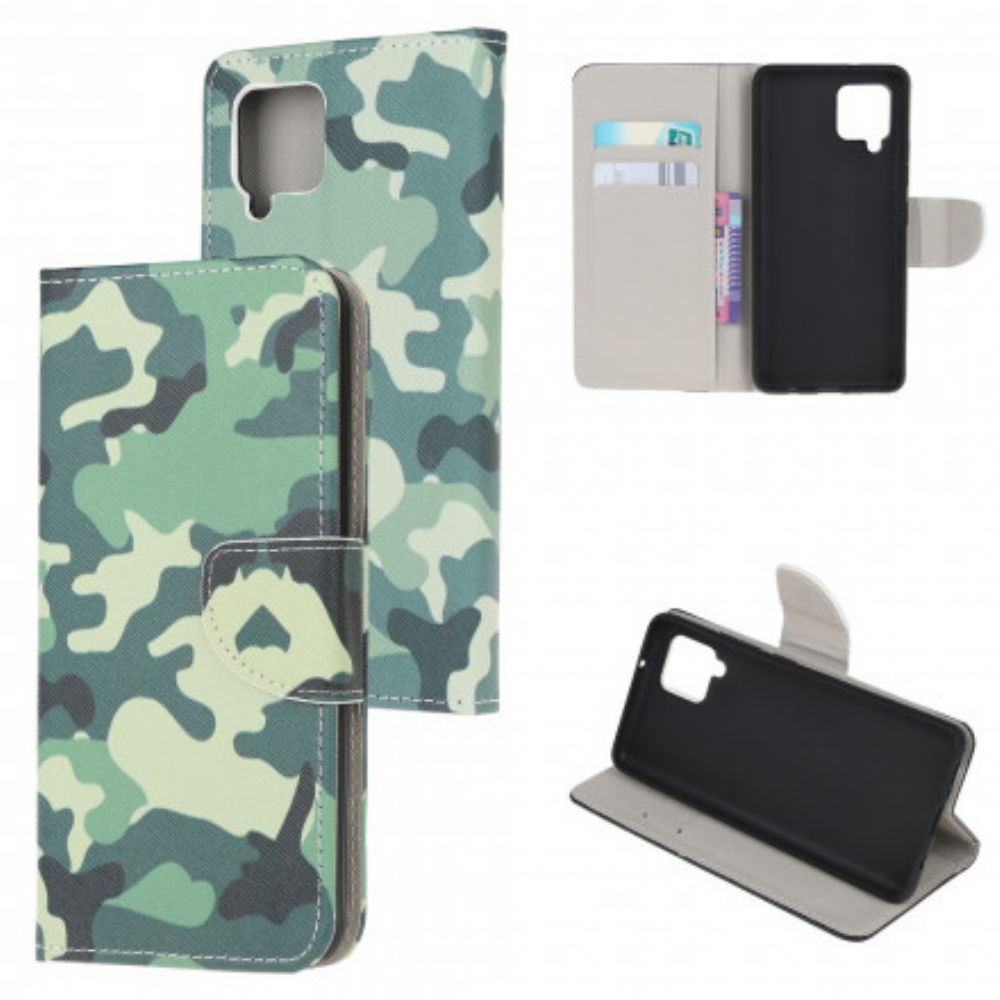 Folio-hoesje voor Samsung Galaxy A22 4G Militaire Camouflage