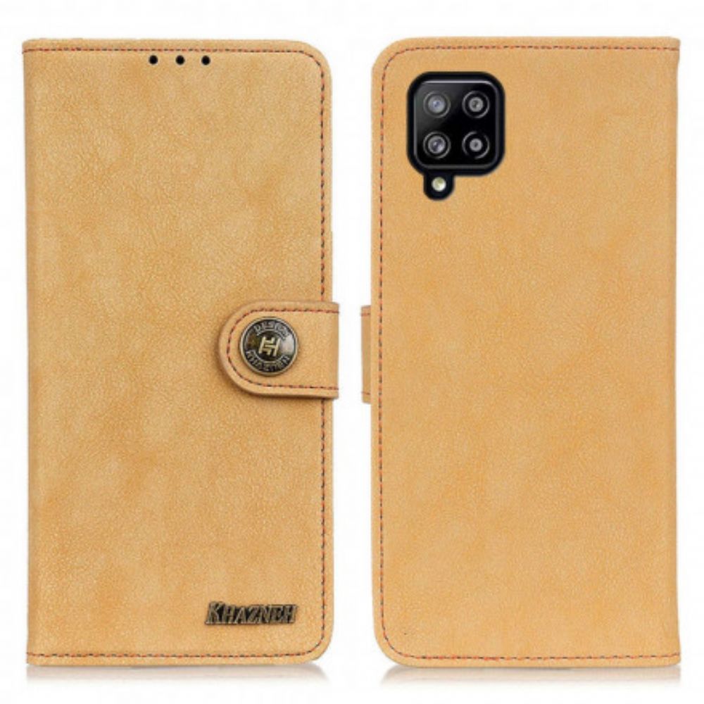 Folio-hoesje voor Samsung Galaxy A22 4G Retro Split Kunstleer Khazneh