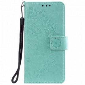 Folio-hoesje voor Samsung Galaxy A22 4G Zon Mandala