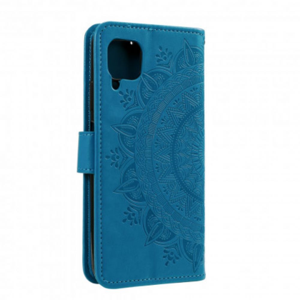 Folio-hoesje voor Samsung Galaxy A22 4G Zon Mandala