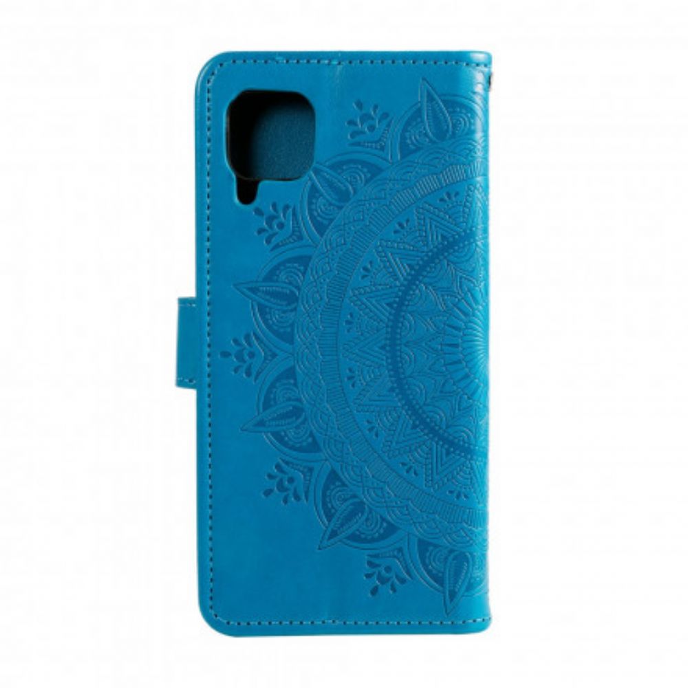 Folio-hoesje voor Samsung Galaxy A22 4G Zon Mandala