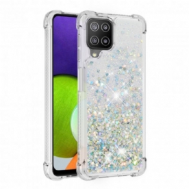 Telefoonhoesje voor Samsung Galaxy A22 4G Verlangen Glitter