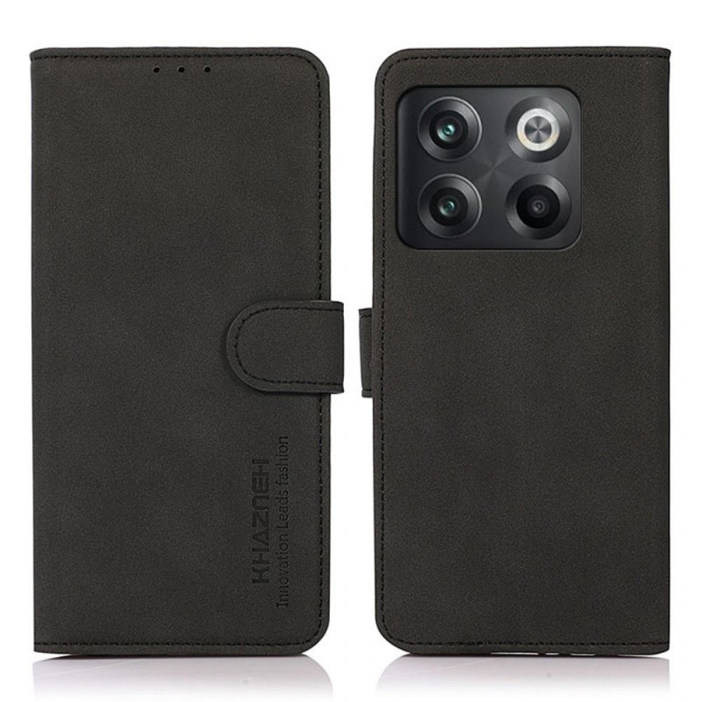 Flip Case voor OnePlus 10T 5G Khazneh Mode Leereffect