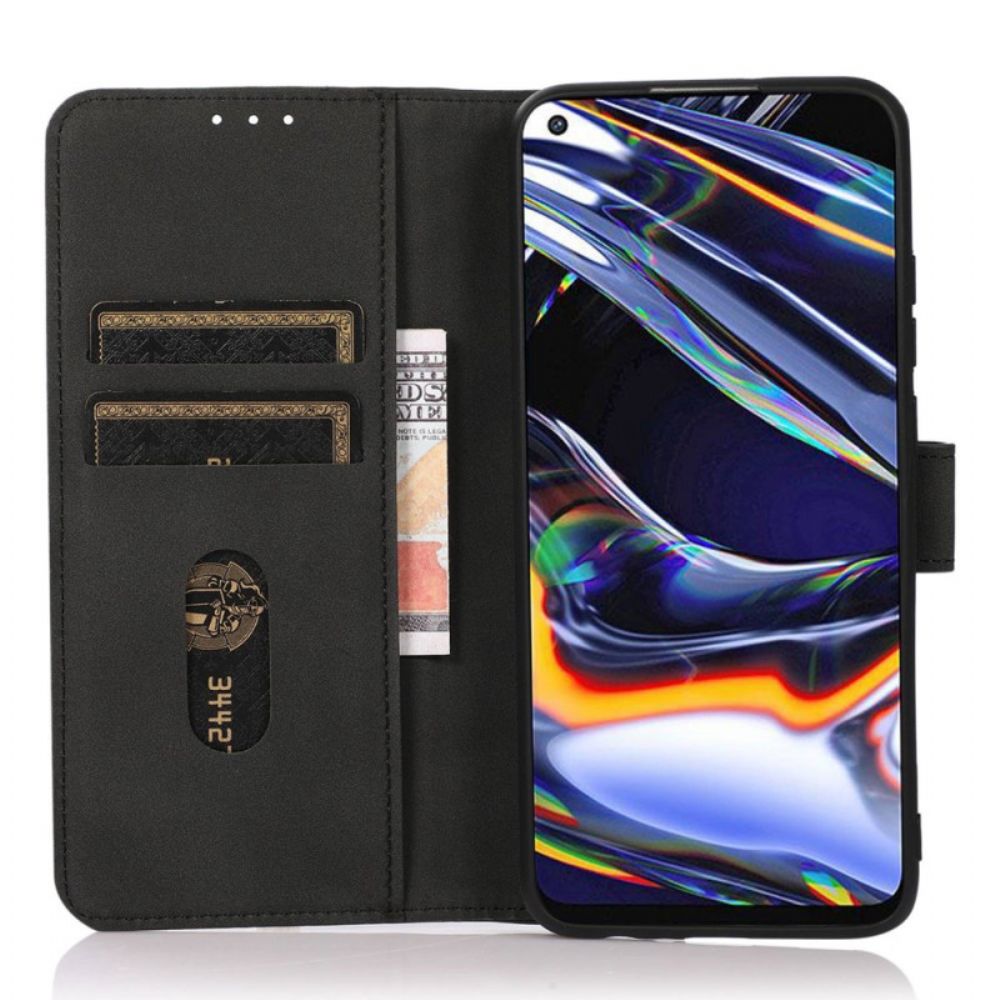 Flip Case voor OnePlus 10T 5G Khazneh Mode Leereffect