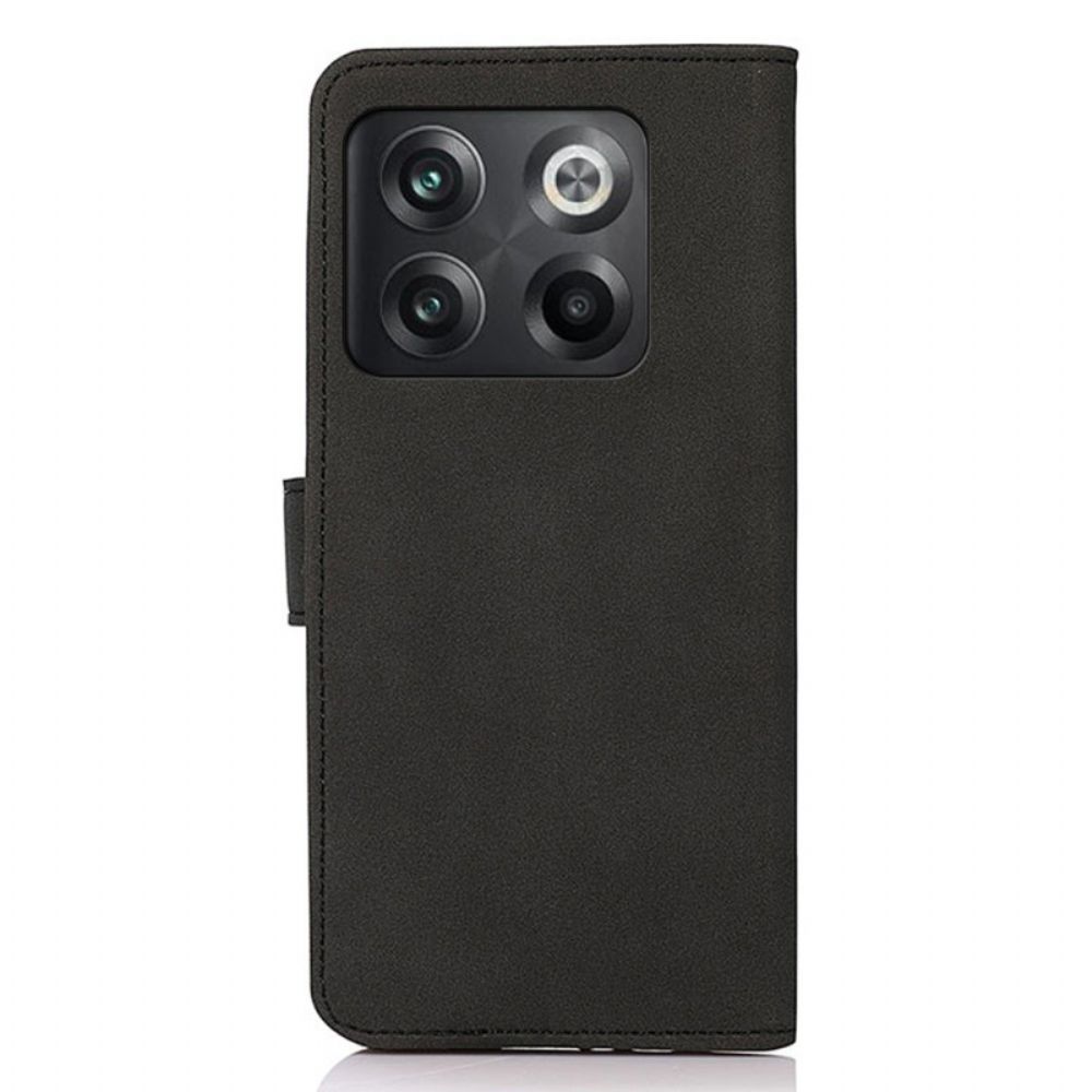 Flip Case voor OnePlus 10T 5G Khazneh Mode Leereffect