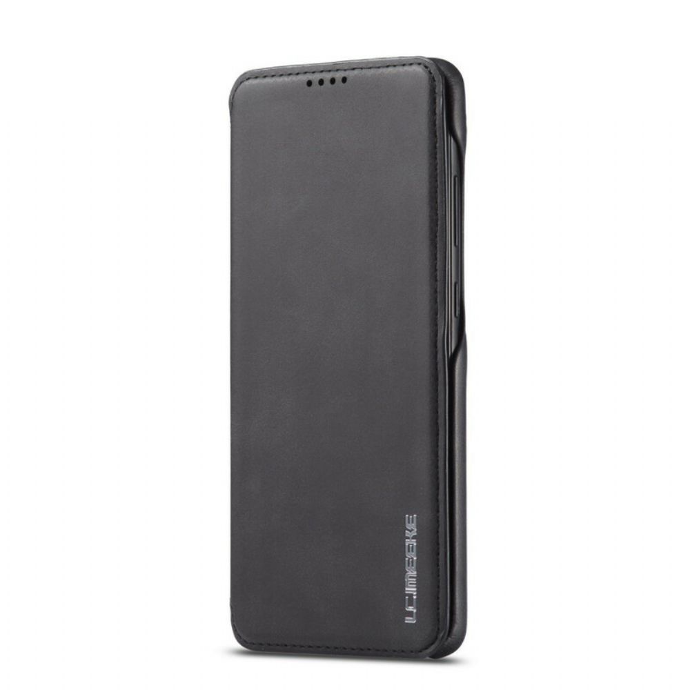 Bescherming Hoesje voor Samsung Galaxy A31 Folio-hoesje Lc.imeeke Leereffect