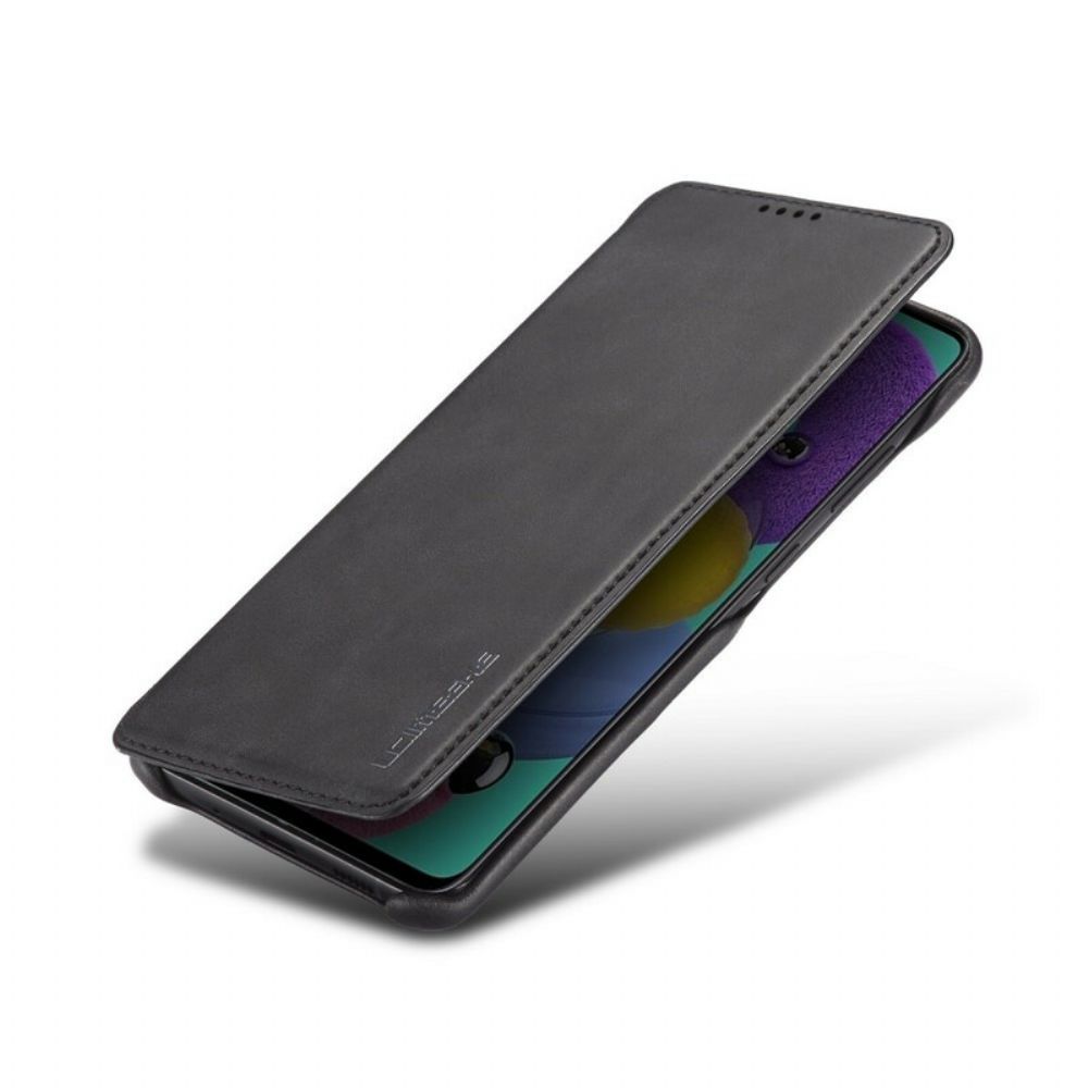 Bescherming Hoesje voor Samsung Galaxy A31 Folio-hoesje Lc.imeeke Leereffect