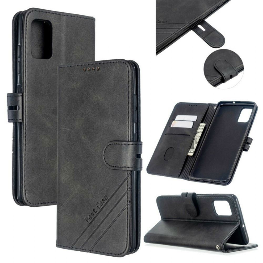 Flip Case voor Samsung Galaxy A31 Faux Leather Beste Serie