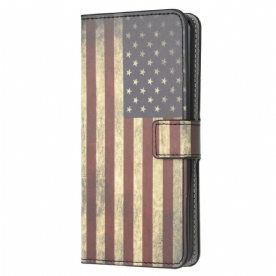 Flip Case voor Samsung Galaxy A31 Vlag Van De Vs