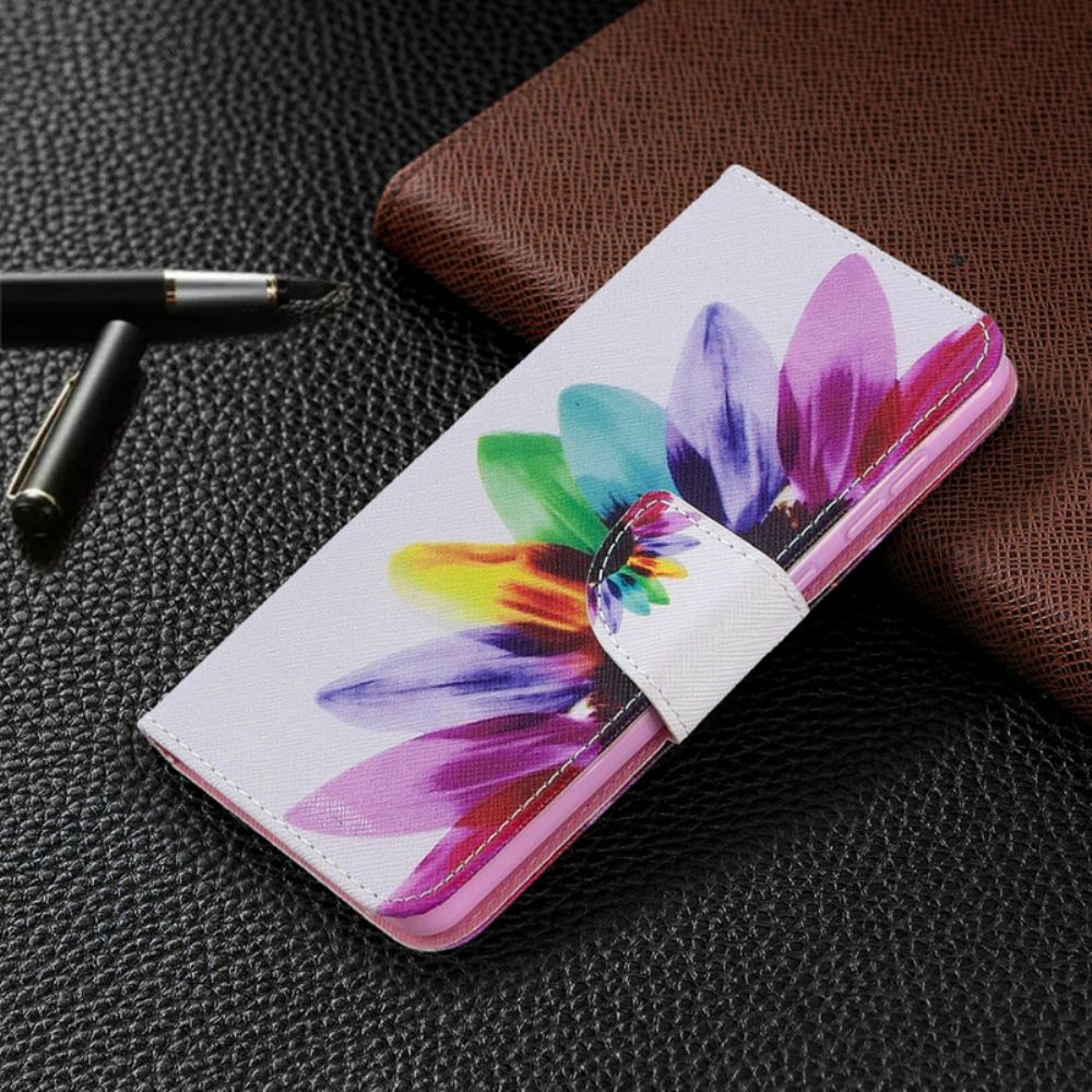 Folio-hoesje voor Samsung Galaxy A31 Aquarel Bloem