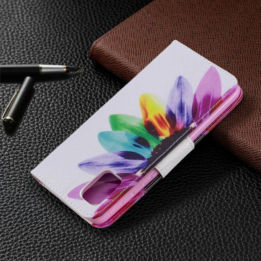 Folio-hoesje voor Samsung Galaxy A31 Aquarel Bloem