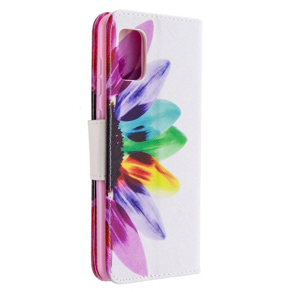 Folio-hoesje voor Samsung Galaxy A31 Aquarel Bloem