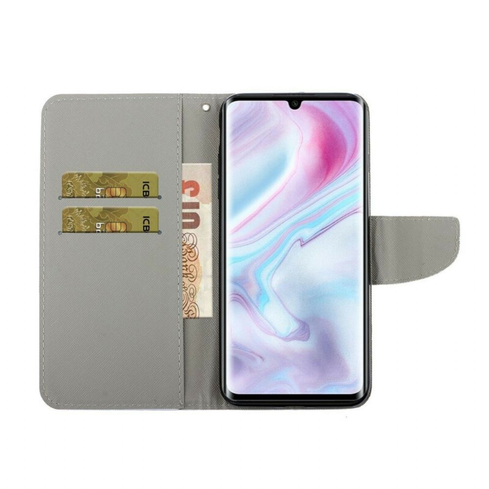 Folio-hoesje voor Samsung Galaxy A31 Bloemen Vlinders Band