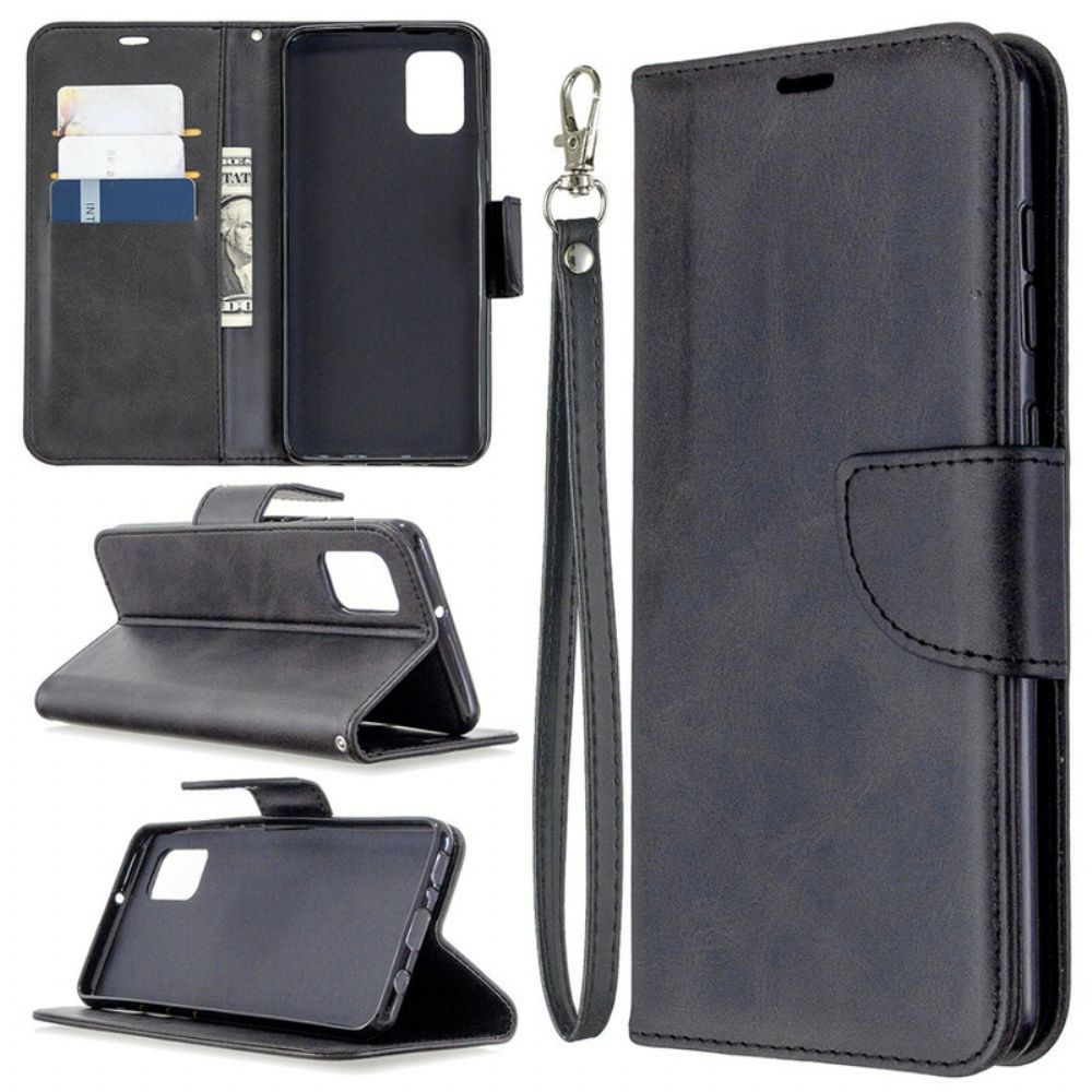 Folio-hoesje voor Samsung Galaxy A31 Flip Case Gladde Schuine Klep