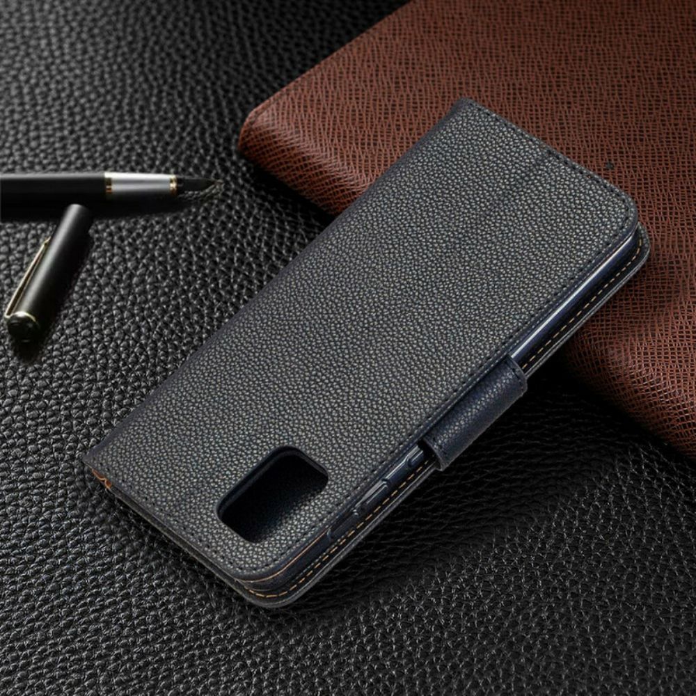 Folio-hoesje voor Samsung Galaxy A31 Flip Case Litchi Flap Schuin