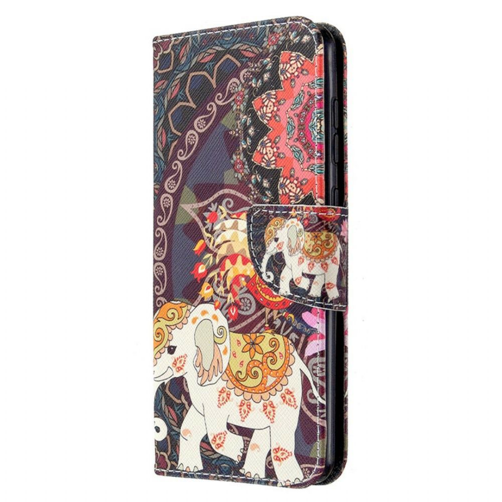 Folio-hoesje voor Samsung Galaxy A31 Indische Olifant