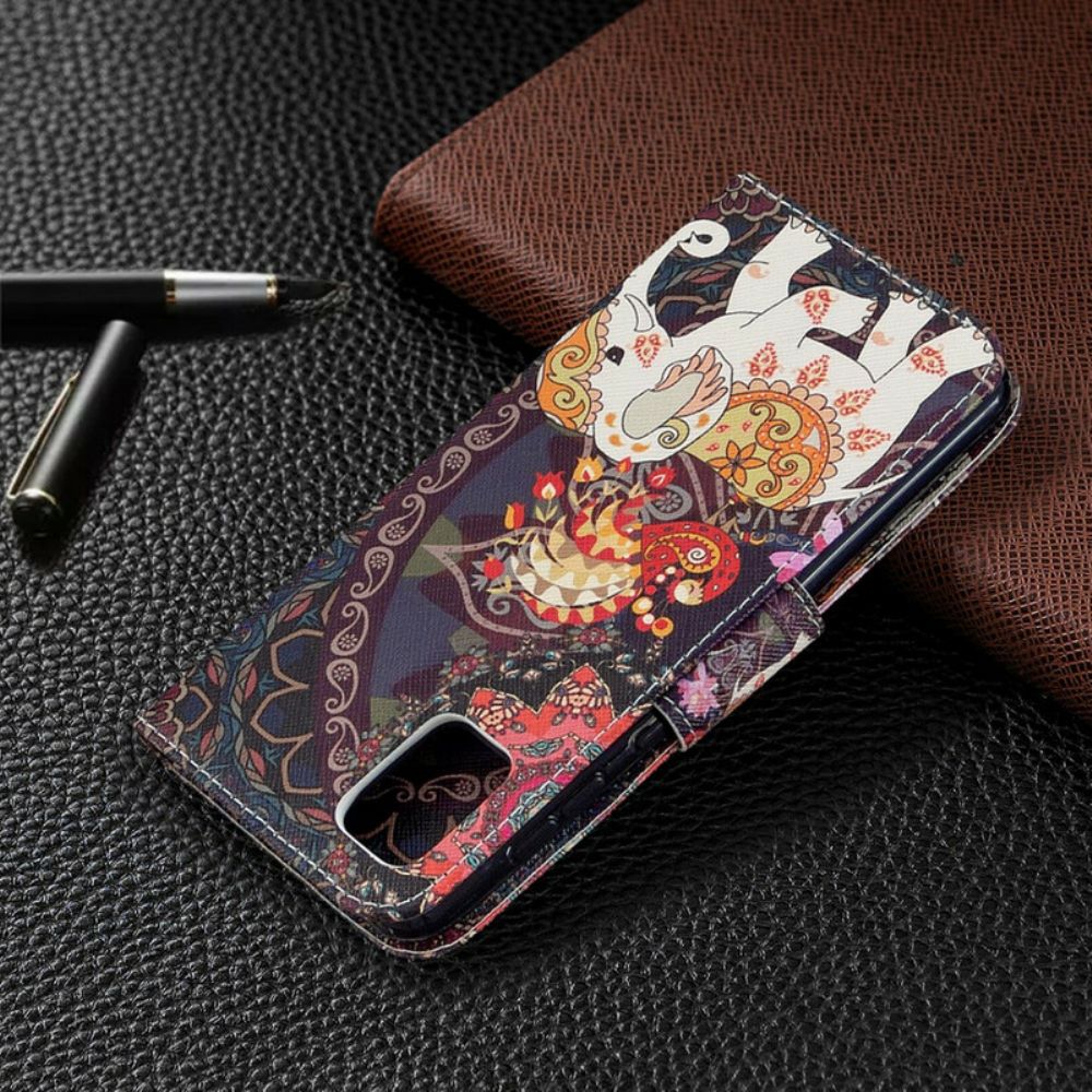 Folio-hoesje voor Samsung Galaxy A31 Indische Olifant